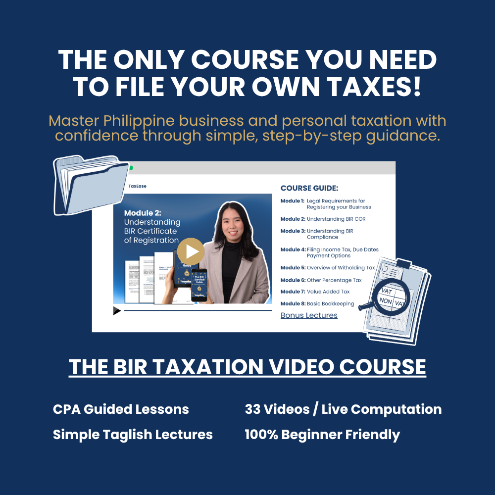 The BIR Taxation Video Training