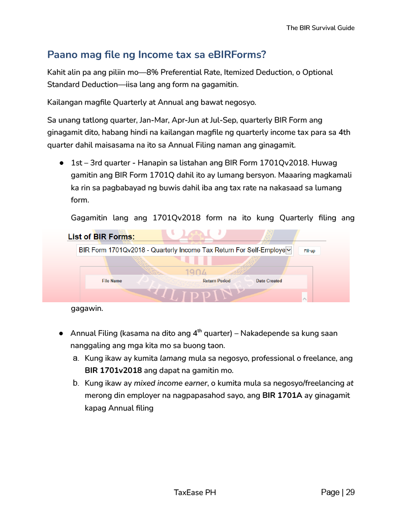 The BIR Survival Guide